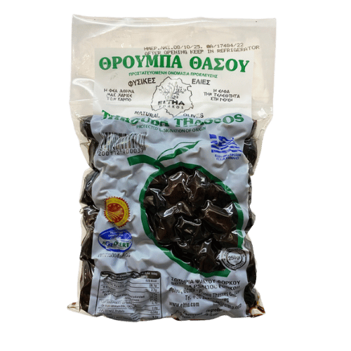 Throumpa Thassos Oliven (250g) - Araxxon